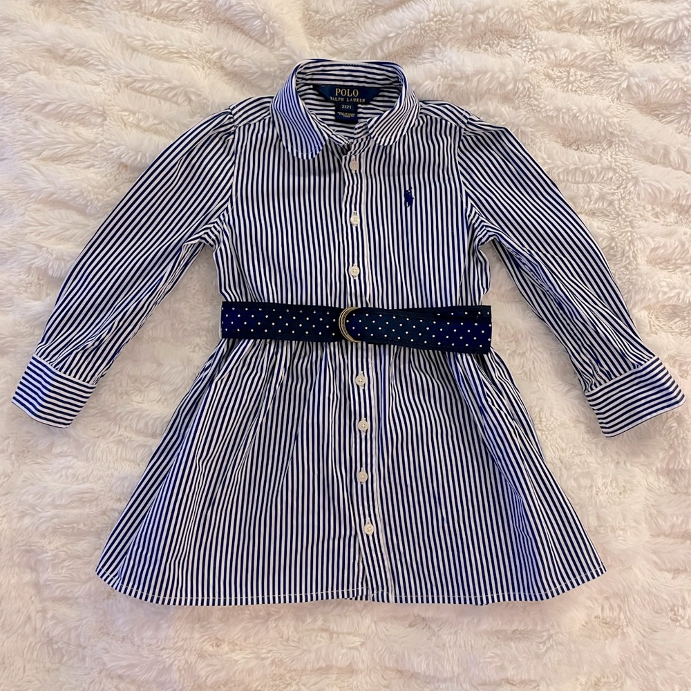 Ralph Lauren polo button down shirt dress.